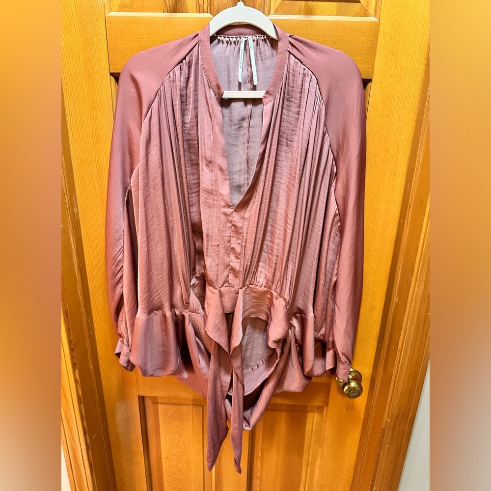 Anthropologie wide sleeve top